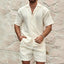 Stylish Men's Summer Tracksuit - Relaxed Fit Two-Piece Set