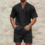 Stylish Men's Summer Tracksuit - Relaxed Fit Two-Piece Set