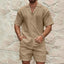 Stylish Men's Summer Tracksuit - Relaxed Fit Two-Piece Set