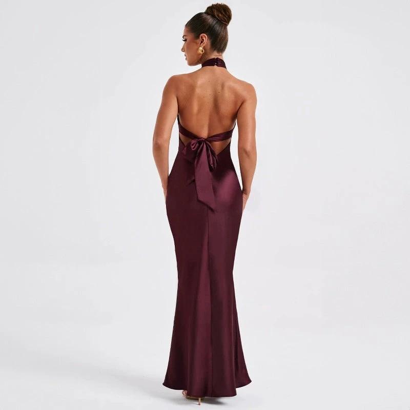 Elegant Backless Sleeveless Summer Dress