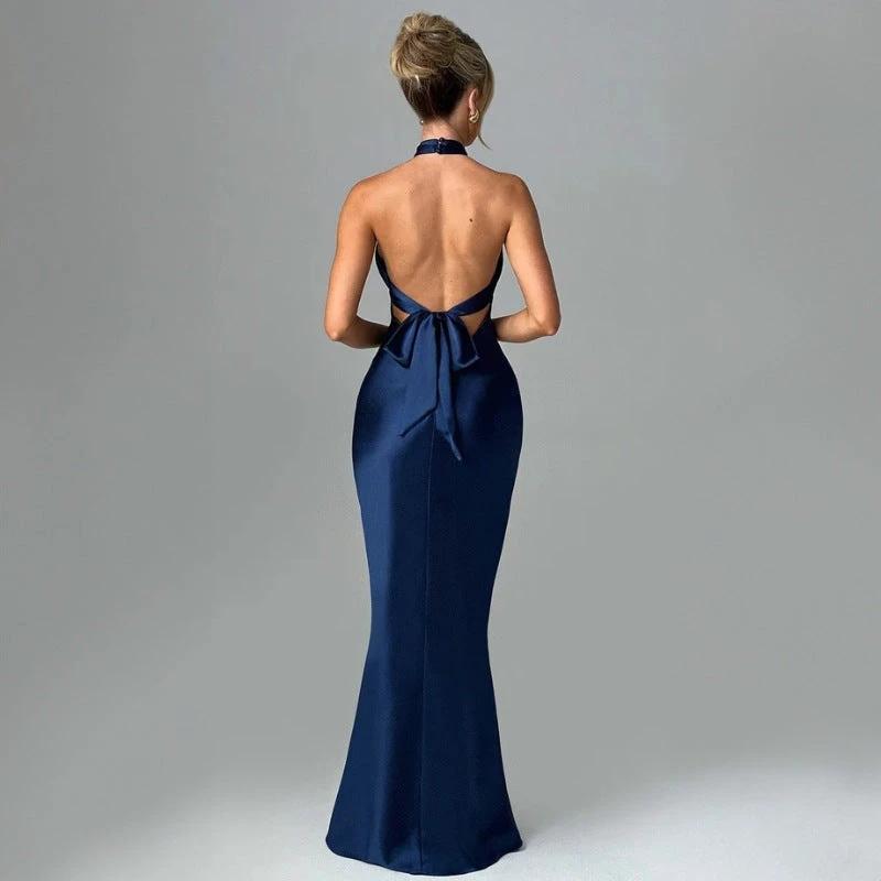 Elegant Backless Sleeveless Summer Dress