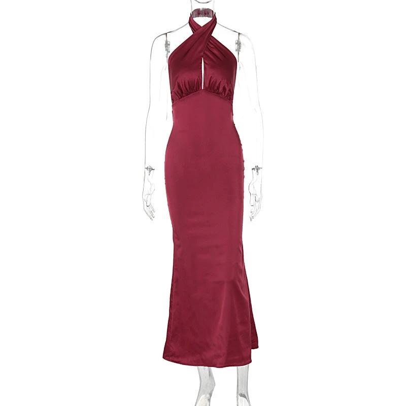 Elegant Backless Sleeveless Summer Dress