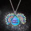 Sunflower Double Lettering Necklace