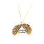 Sunflower Double Lettering Necklace
