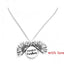 Sunflower Double Lettering Necklace