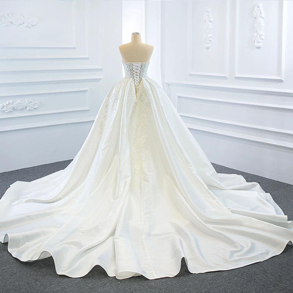 Elegant Fishtail Tube Top Wedding Dress