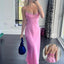Vestido Largo de Camisón de Satén Elegante para Mujeres