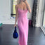 Vestido Largo de Camisón de Satén Elegante para Mujeres
