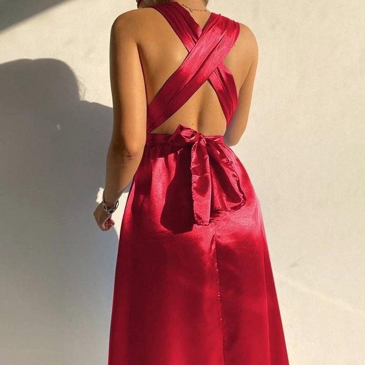 Robe Bodycon Élégante à Manches Longues pour Femmes