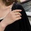Bague Empilable Texturée en Or 14 Carats Rempli