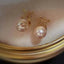 Boucles d'oreilles Élégance Perle Dorée 18K