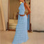 2-Piece Chic Halter Dress Suit Set