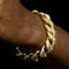 Pulsera Cubana de Oro de Lujo de 20 mm