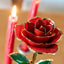 Rose Cadeau Exquise Plaquée Or 24K