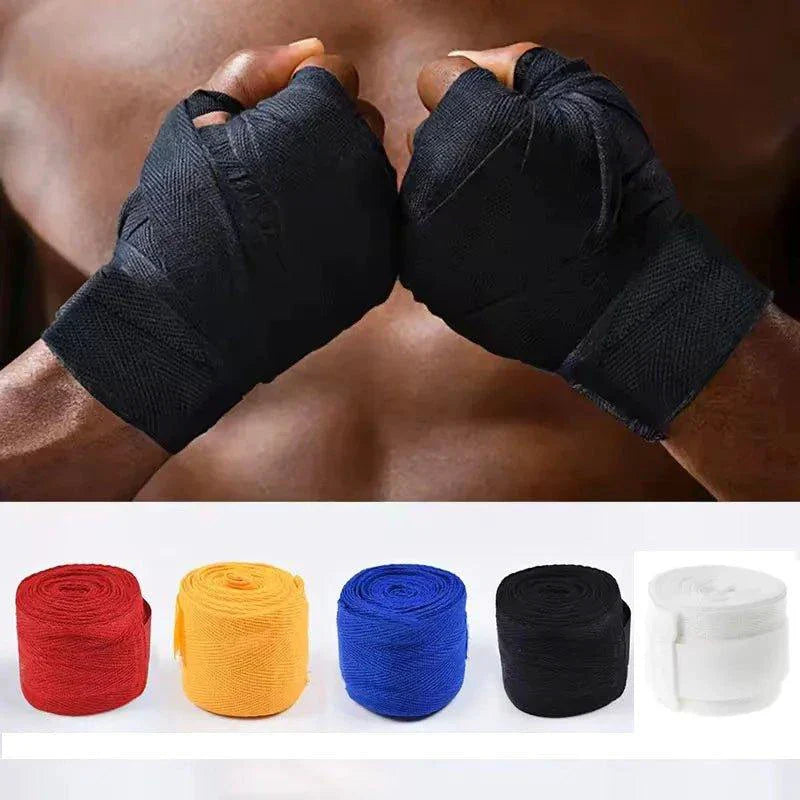 2PCS Cotton Boxing Training Bandages - Versatile Hand Wraps