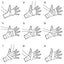 2PCS Cotton Boxing Training Bandages - Versatile Hand Wraps