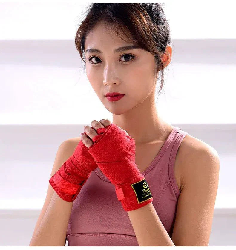 2PCS Cotton Boxing Training Bandages - Versatile Hand Wraps