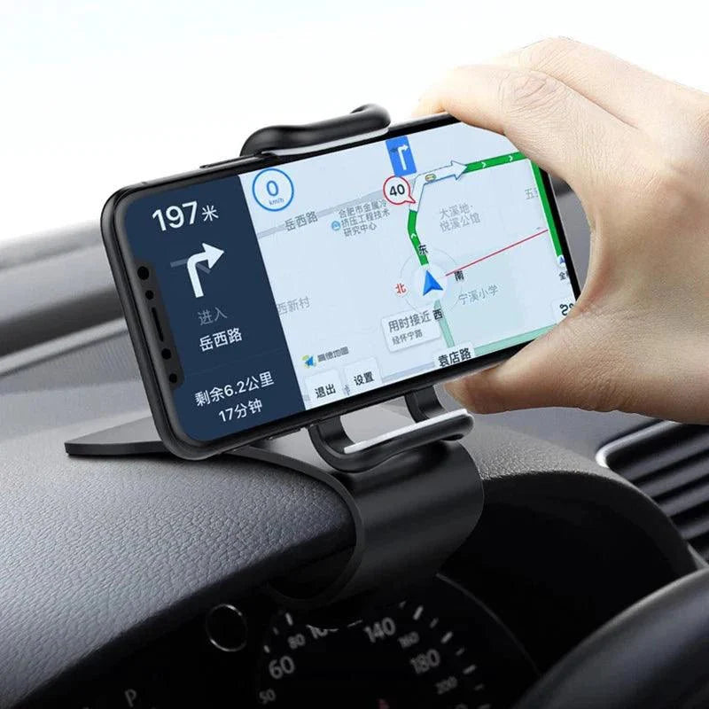 Support de téléphone de voiture rotatif à 360° - Support de tableau de bord universel