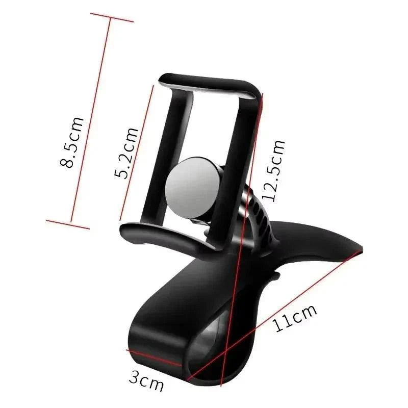 Support de téléphone de voiture rotatif à 360° - Support de tableau de bord universel