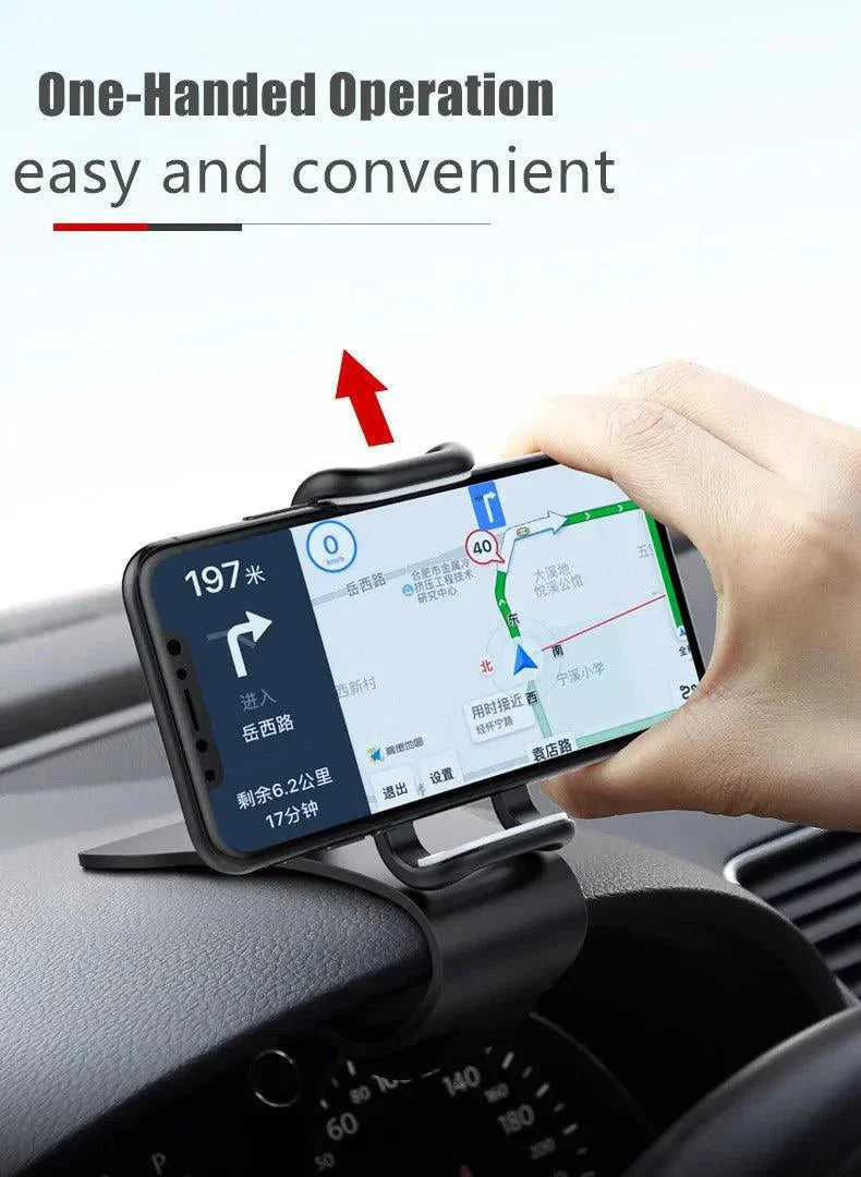 Support de téléphone de voiture rotatif à 360° - Support de tableau de bord universel