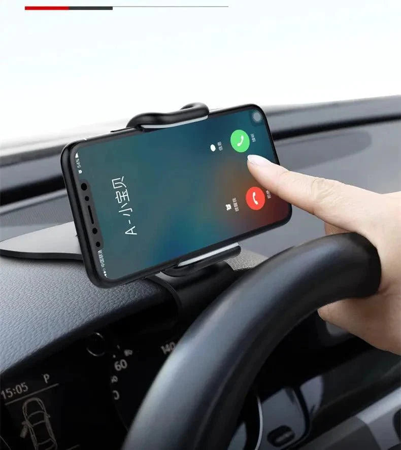 Support de téléphone de voiture rotatif à 360° - Support de tableau de bord universel