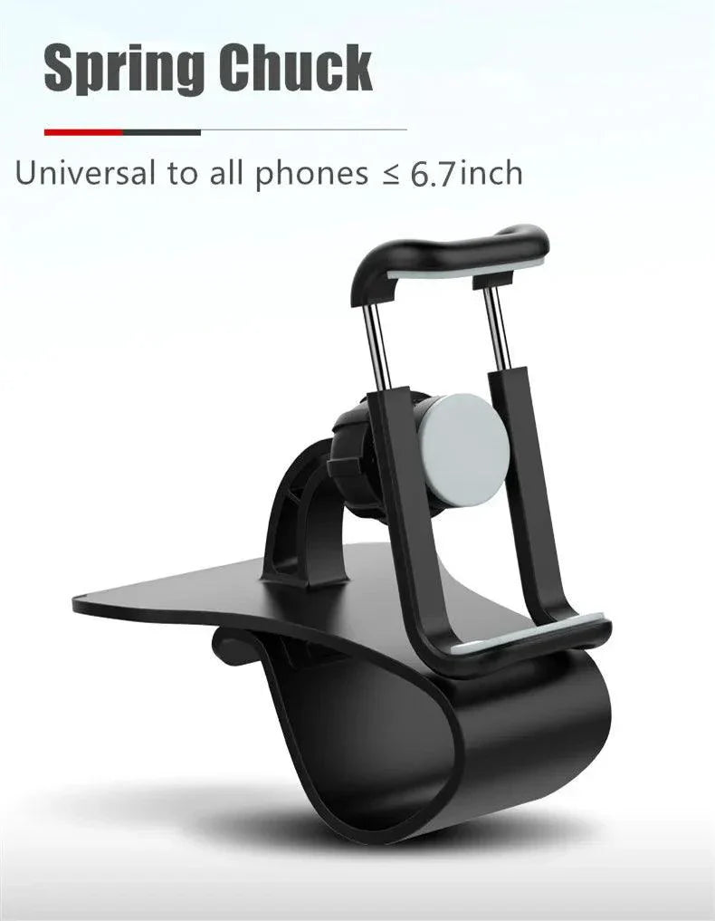 Support de téléphone de voiture rotatif à 360° - Support de tableau de bord universel