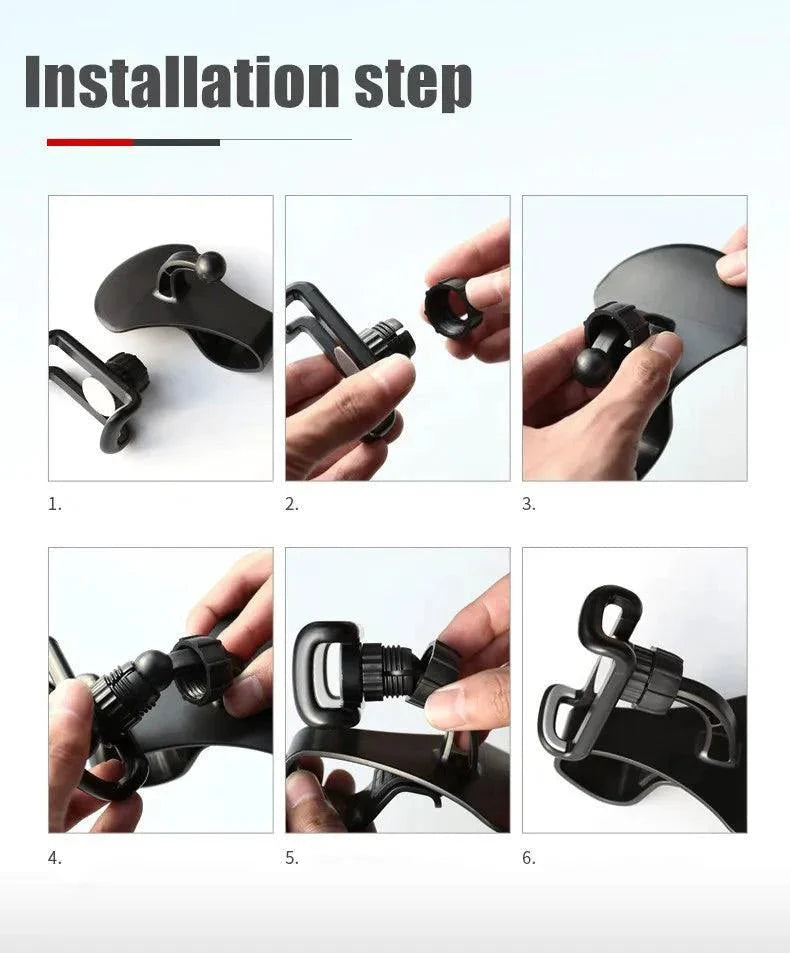 Support de téléphone de voiture rotatif à 360° - Support de tableau de bord universel