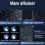 Funda transparente con teclado giratorio de 360° para iPad
