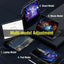 Funda transparente con teclado giratorio de 360° para iPad
