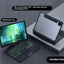 Funda transparente con teclado giratorio de 360° para iPad