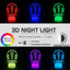 Luz Gamer 3D LED RGB - Mejora tu Configuración de Juego
