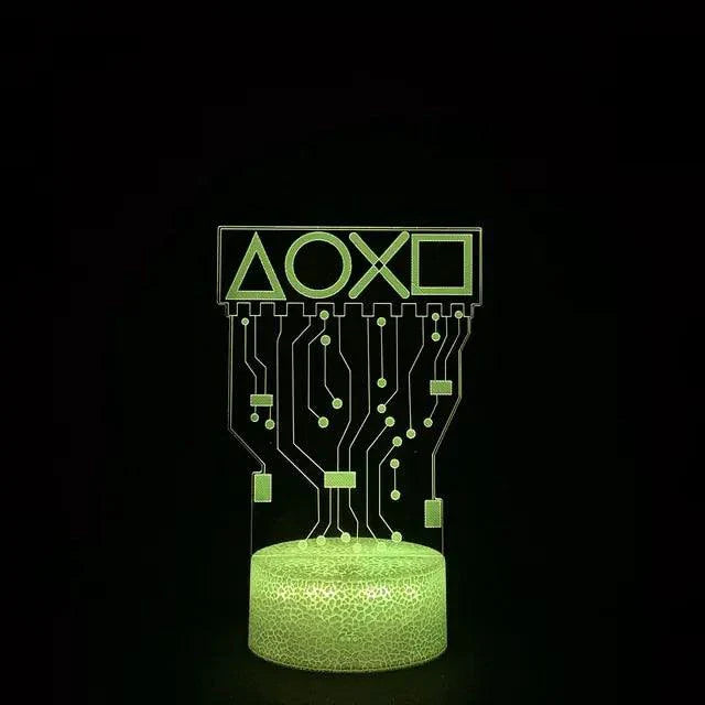 Luz Gamer 3D LED RGB - Mejora tu Configuración de Juego