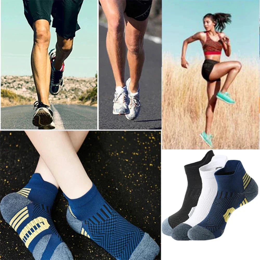 3 Pair Professional Fitness Sports Socks - Non-Slip & Quick-Drying