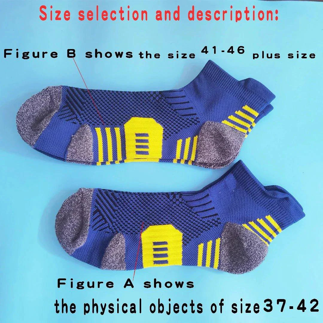 3 Pair Professional Fitness Sports Socks - Non-Slip & Quick-Drying