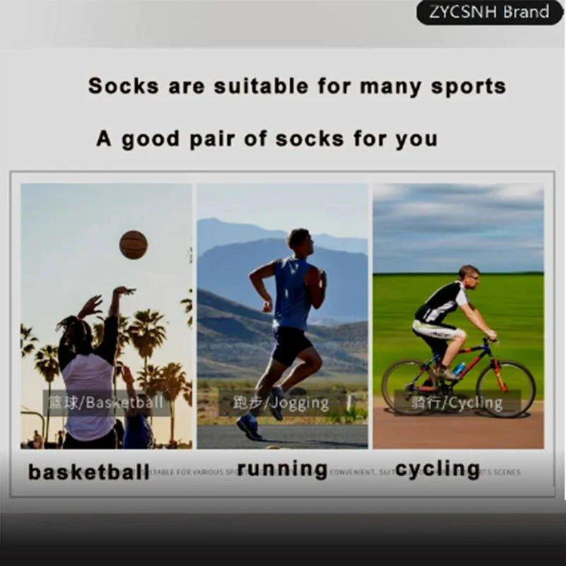 3 Pair Professional Fitness Sports Socks - Non-Slip & Quick-Drying