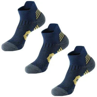 3 Pair Professional Fitness Sports Socks - Non-Slip & Quick-Drying