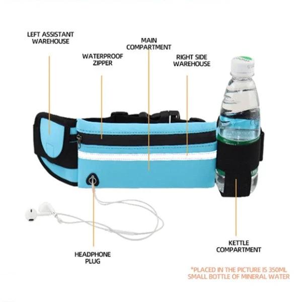 Sac de taille Slim Fitness pour la course et les activités de plein air