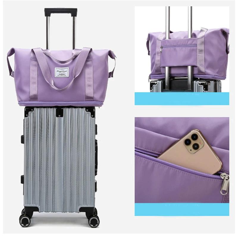 Large Capacity Fitness Gym Shoulder Bag for Travel and Workouts