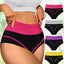 4 pcs Braguitas de Cintura Alta para Mujer - Cómodas y Transpirables
