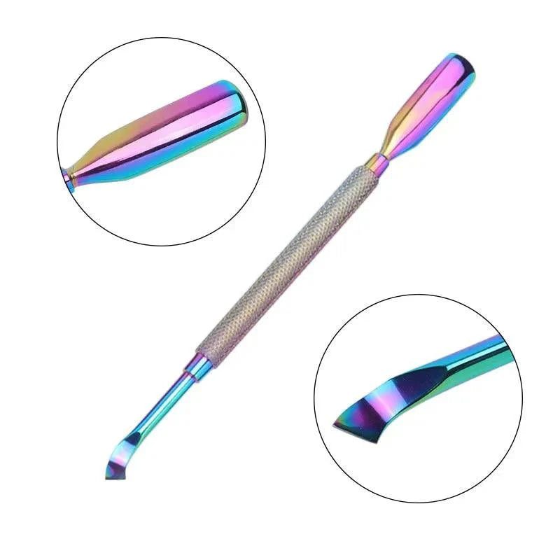 Juego de Cuidado de Uñas Profesional de 4 Piezas de Acero Inoxidable