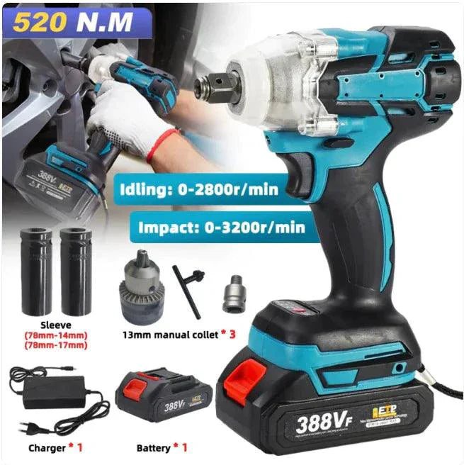Kit de Llave de Impacto Eléctrica Pro de 5 Piezas