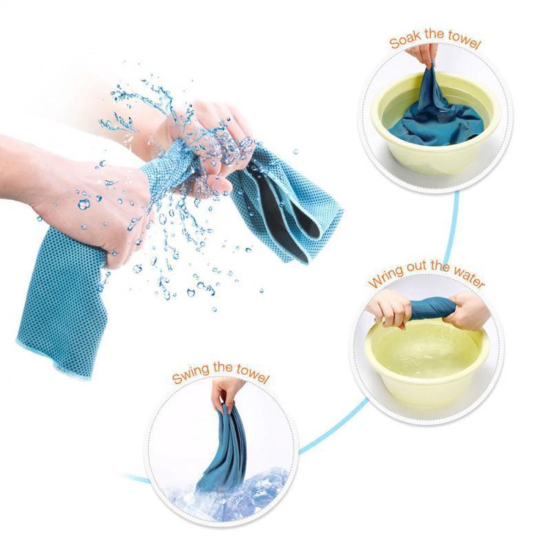 Serviette de Sport Refroidissante Premium - Microfibre Douce et Respirante