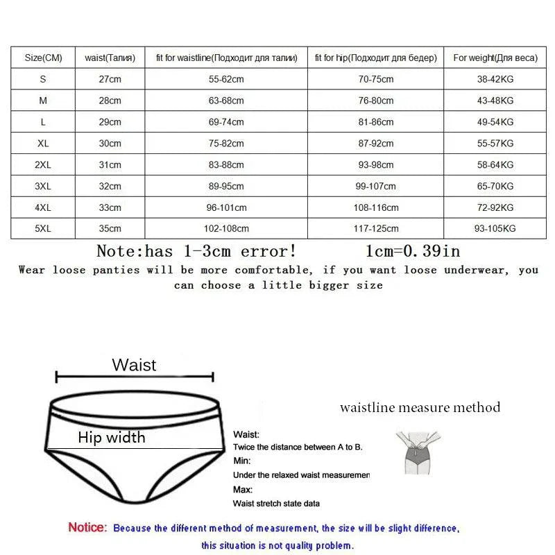 Pack de 5 Bragas de Algodón Impresas para Mujeres
