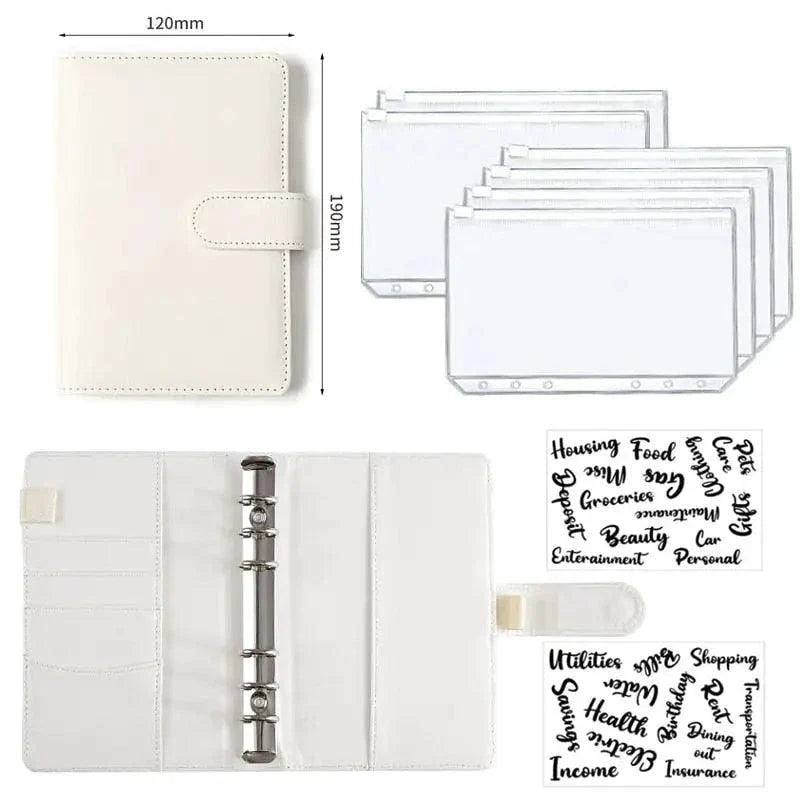 Organisateur Financier en Cuir Deluxe A6