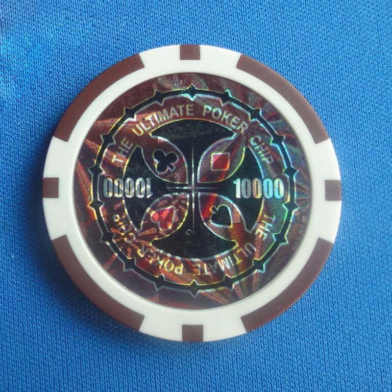 Ensemble de jetons de poker en plastique ABS de qualité supérieure à deux couleurs