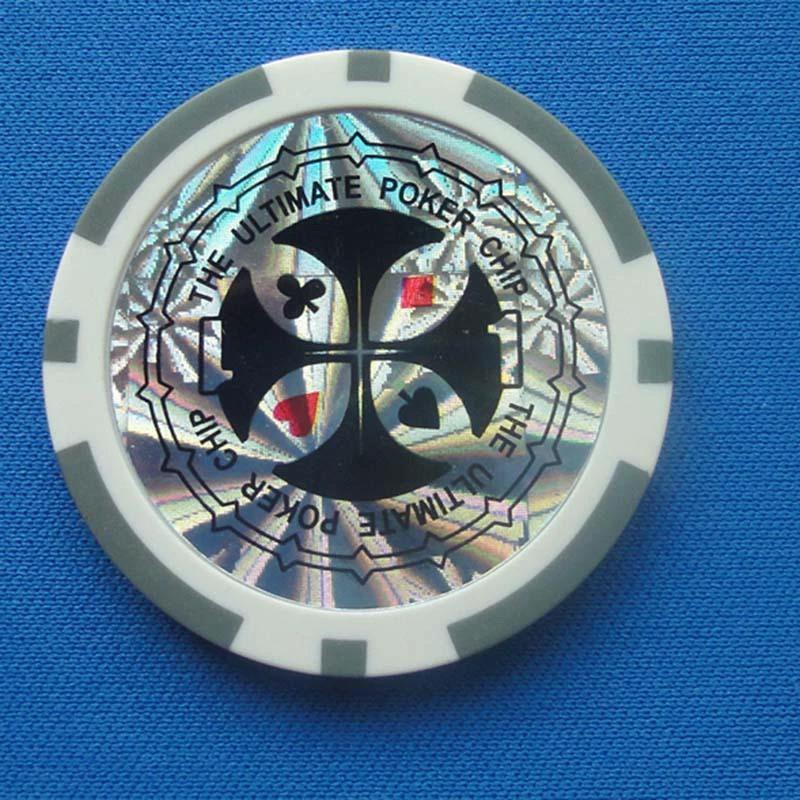 Ensemble de jetons de poker en plastique ABS de qualité supérieure à deux couleurs
