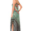 Robe Longue Afrique - Design Élégant à Décolleté en V