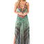 Robe Longue Afrique - Design Élégant à Décolleté en V