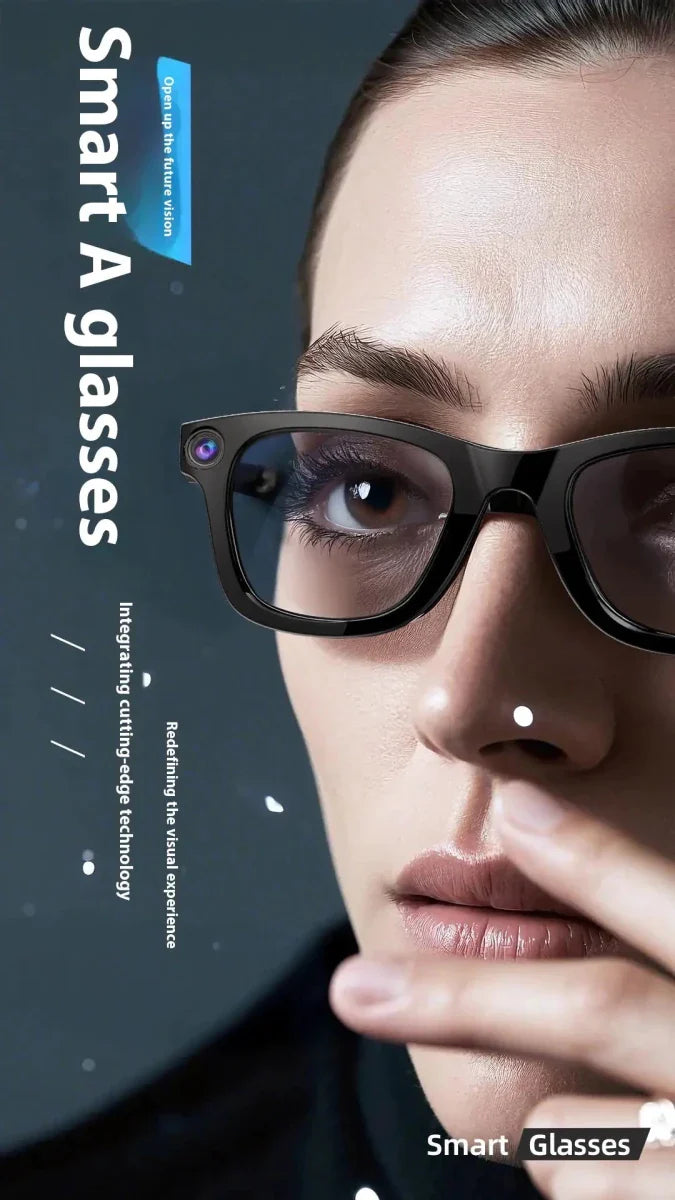 Gafas inteligentes con cámara AI para captura manos libres