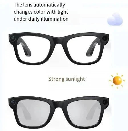 Gafas inteligentes con cámara AI para captura manos libres